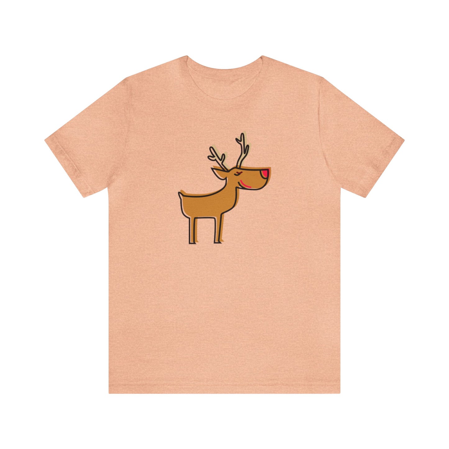 Rudolph Shirt, Reindeer shirt, Christmas Shirt, Xmas Shirt, Holiday Shirt, Merry Shirt, Festive Shirt, Merry Christmas Tee, Christmas Gift