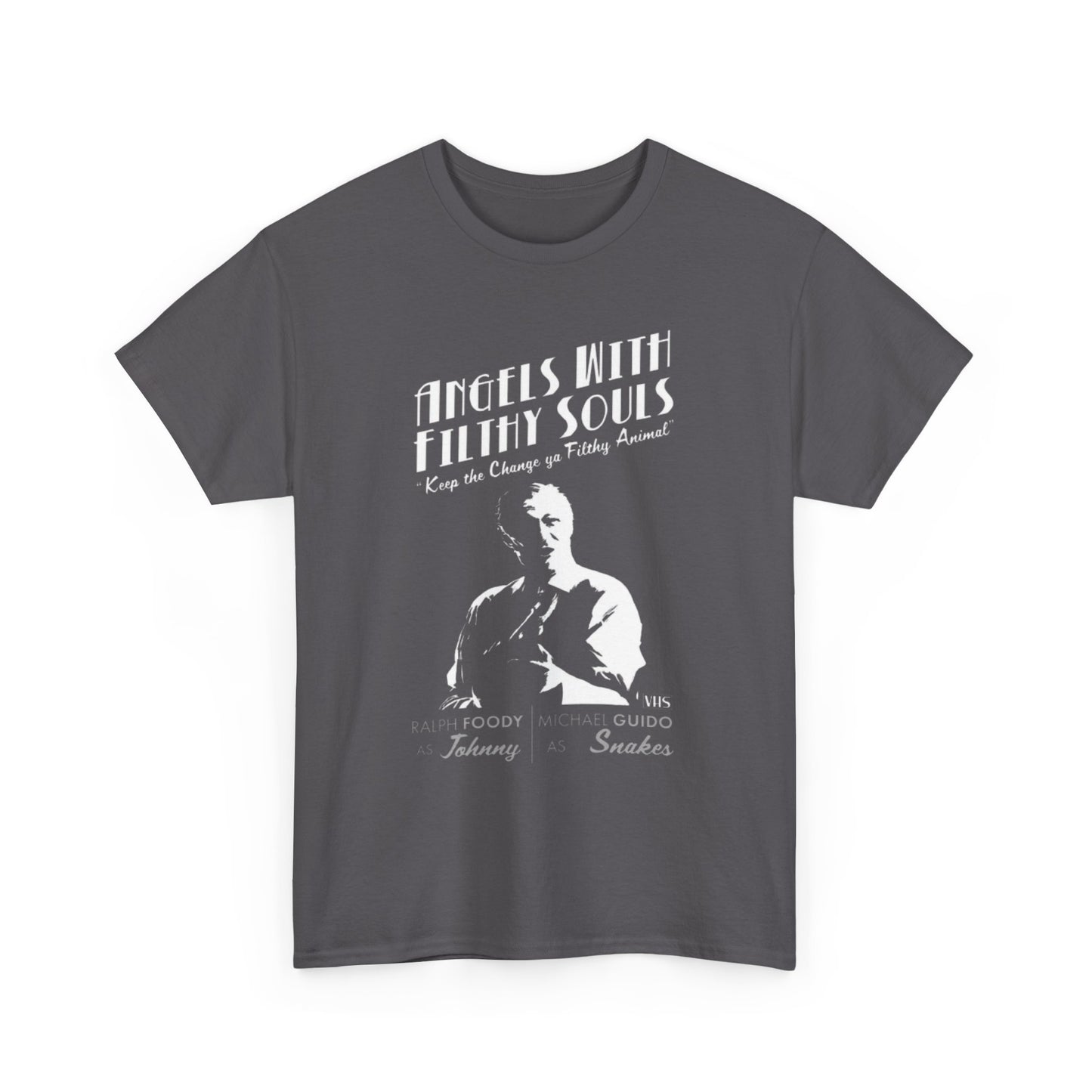 Angels With Filthy Souls Vintage Movie Tee — 'Keep on Clappin' Johnny' Graphic Shirt