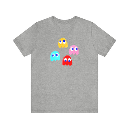 Blinky, Pinky, Inky, and Clyde Shirt, Ghost Shirt, Halloween Pacman Shirt, Funny Pacman Ghost Shirt, Halloween Ghost T, Spooky Shirt, 8-Bit