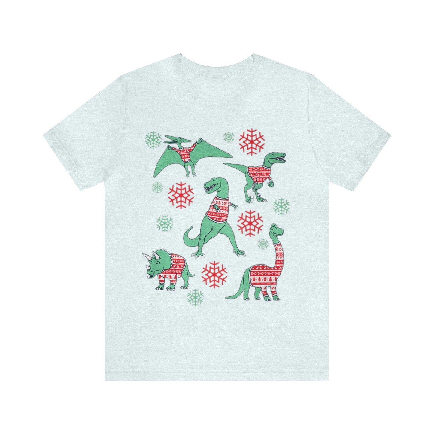 Dinosaurs Wearing Christmas Sweaters Shirt, Christmas Dinosaur Sweater, Dinosaur Christmas shirt, Holiday Shirt, Merry Shirt, Festive Tee