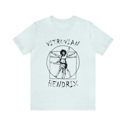 Vitruvian Hendrix Shirt, Jimi Hendrix Merch, Hendrix Shirt, Band of Gypsies Shirt, Guitar Lover Shirt, Music Lover Shirt, Classic Rock Shirt