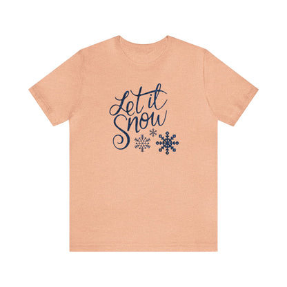 Let It Snow, Christmas Shirt, Christmas Gift, Gift for Her, Let It Snow Shirt, Christmas Sweatshirt, Holiday Gift, Xmas Tee, Holiday Shirt