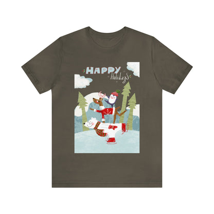 Happy Holidays Shirt, Christmas Shirt, Xmas Shirt, Holiday Shirt, Merry Shirt, Festive Shirt, Merry Christmas Tee, Christmas Gift, Holiday