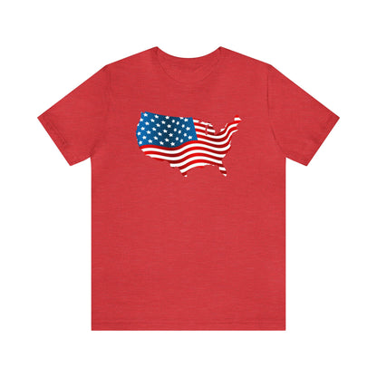 American Flag USA Shirt, Red, White and Blue, 4th of July Shirt, Patriotic Shirt, USA Shirt, Freedom Shirt, United States Country Shirt