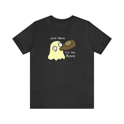 Just Here for the Boos Shirt, Boozy Ghost Shirt, Halloween Dinking Shirt, Funny Drinking Ghost Shirt, Halloween Ghost T, Halloween Lover