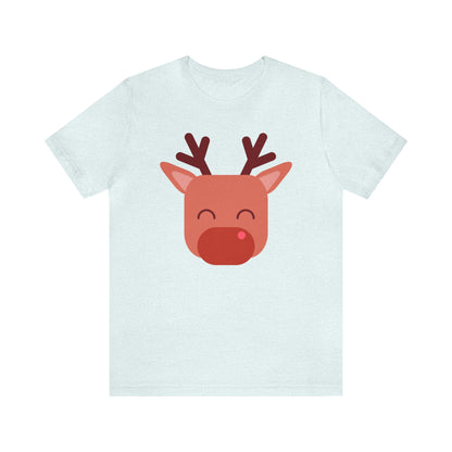 Rudolph Shirt, Reindeer shirt, Christmas Shirt, Xmas Shirt, Holiday Shirt, Merry Shirt, Festive Shirt, Merry Christmas Tee, Christmas Gift