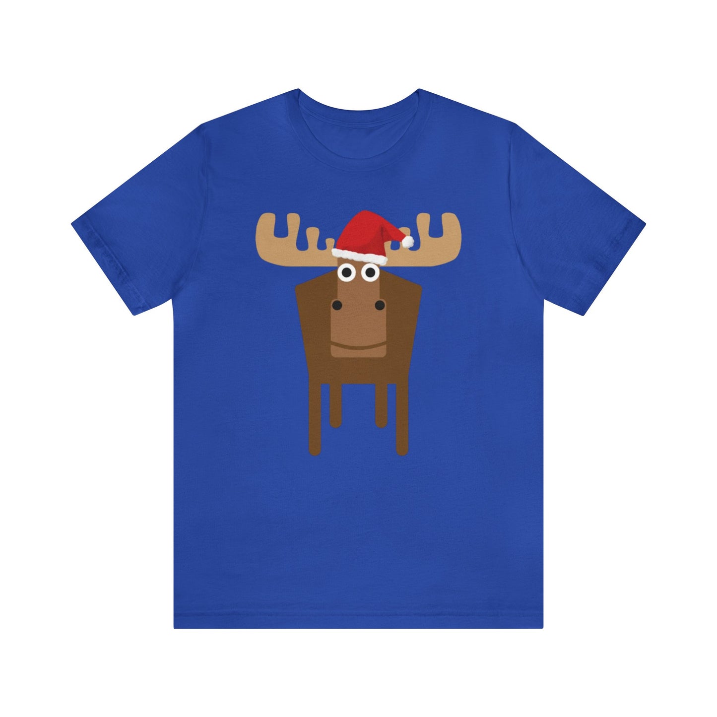 Christmas Moose, Santa Hat Moose, Santa Moose, Moose Shirt, Holiday, Xmas, Funny Christmas, Funny Gift, Mens Xmas, Womens Xmas, Sweatshirt