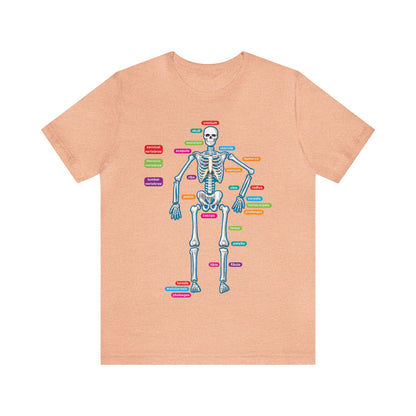 Labeled Skeleton Shirt, Anatomy Shirt, Science Teacher Shirt, Skeleton Shirt, Radiology Shirt, X-Ray Shirt, Science Lover Gift, Nerd Gift