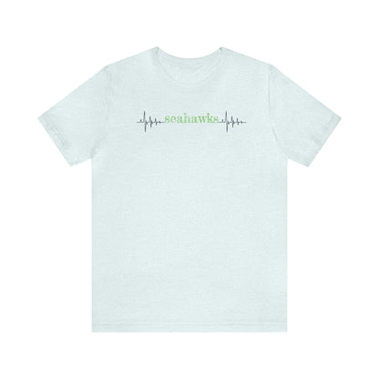 Heartbeat Seattle Seahawks Shirt, Football Shirt, Heartbeat Sports Shirt, Seattle Football, Football Tee, Heartbeat Shirt, Seahawks Shirt