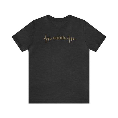 Heartbeat New Orleans Saints Shirt, Football Shirt, Heartbeat Sports Shirt, New Orleans Football, Football T, Heartbeat Shirt, Saints Shirt