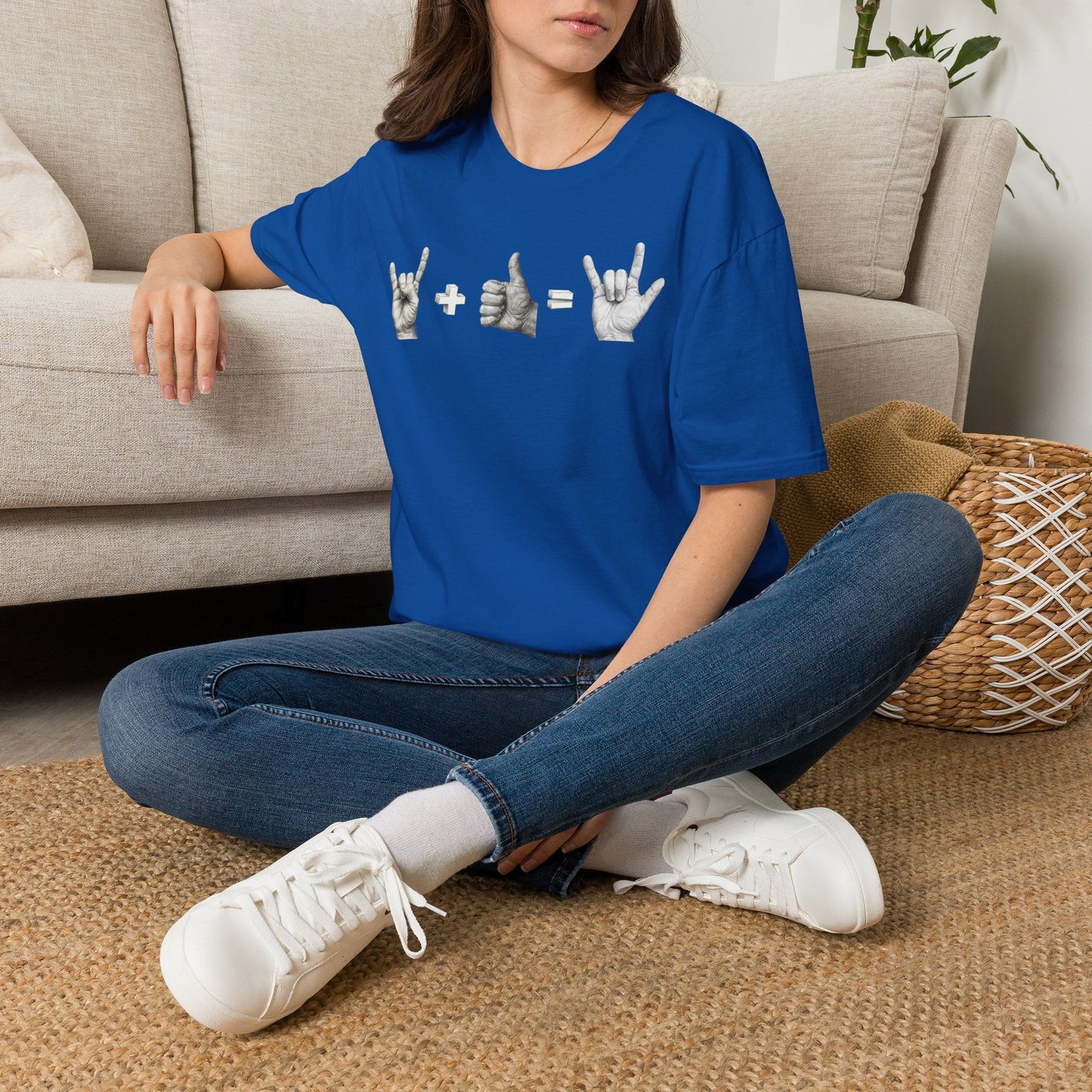 God's Love Equation - ASL Love Equation T-Shirt — Hand Sign Language Graphic Tee
