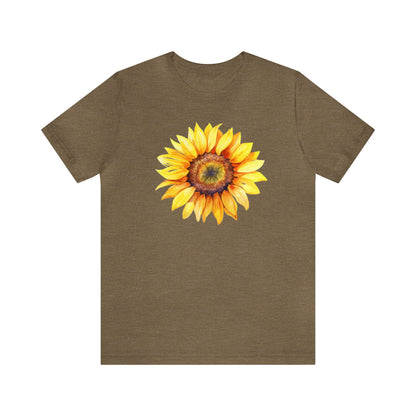 Sunflower Shirt, Flower Print Tee, Womens Garden Shirt, Funny Sunflower Tee, Floral Shirt, Plant Sunflower Shirt, Sunshine Shirt, Sunflower