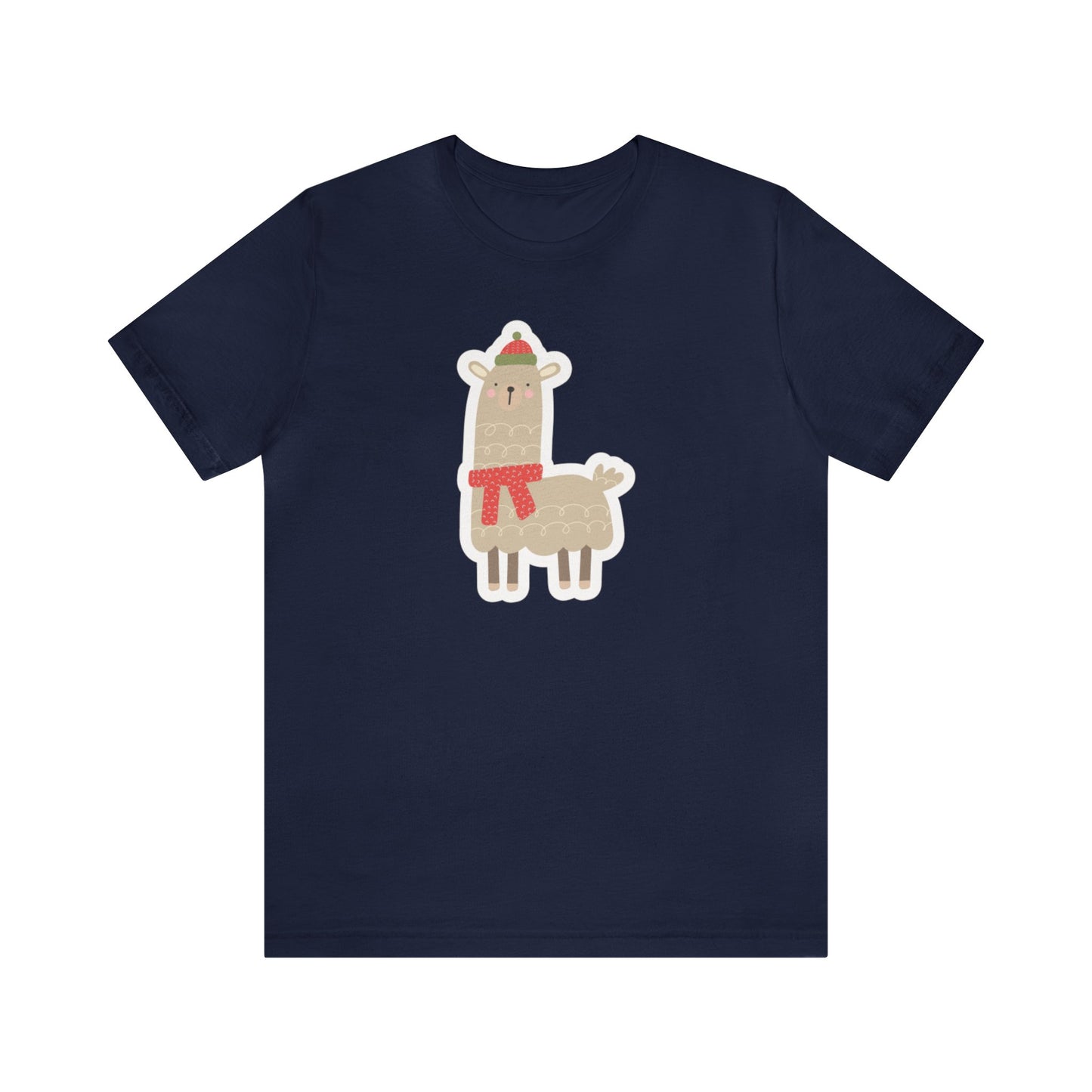 Llama Wearing a Scarf Shirt, Llama shirt, Llama Christmas Shirt, Xmas Shirt, Holiday Shirt, Merry Shirt, Festive Shirt, Merry Christmas T