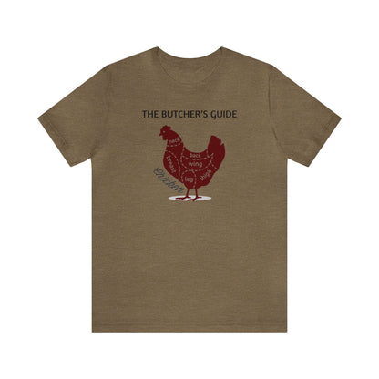 The Butcher's Guide Cuts Of Chicken Shirt, Thanksgiving Shirt, Thanksgiving Gift, Fall Chicken Shirt, Chicken Cuts Shirt, Chicken Chef Shirt