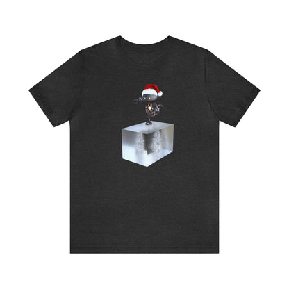 Robot Santa Skating on a Block of Ice Shirt, Christmas Shirt, Xmas Shirt, Holiday Shirt, Merry Shirt, Festive Shirt, Christmas Gift, WinterT