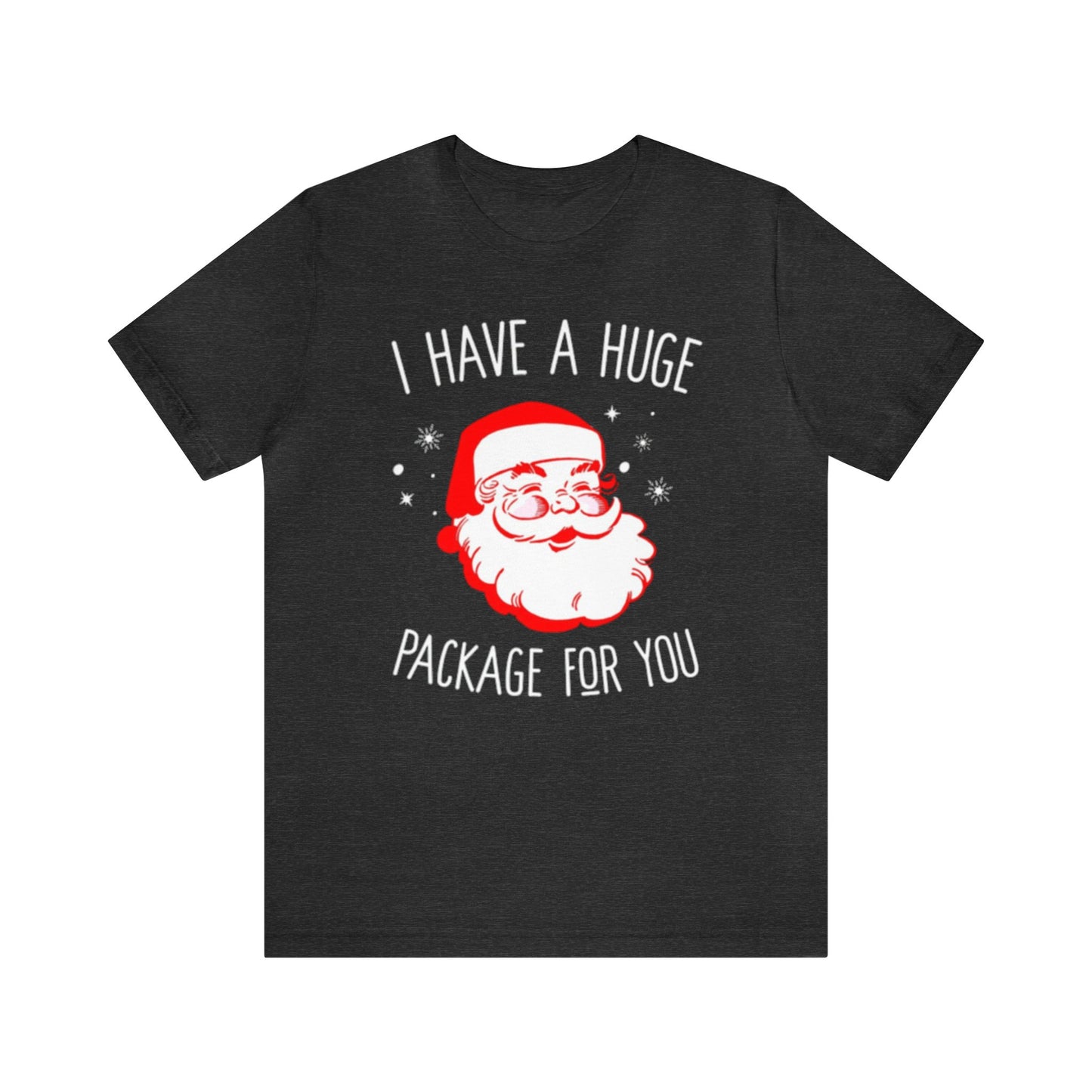 I Have A Huge Package For You Santa Shirt, Santa Claus Shirt, Christmas Shirt, Xmas Shirt, Holiday Shirt, Merry Shirt, Festive Shirt, Sack T