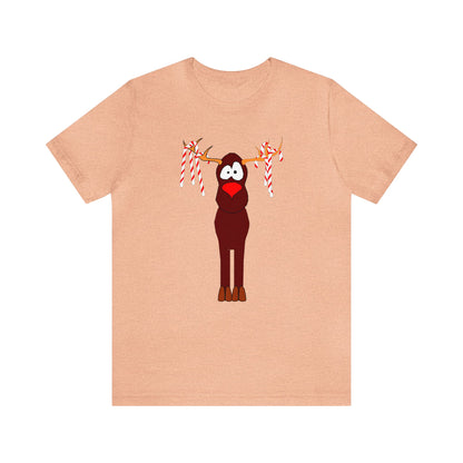 Rudolph Shirt, Reindeer shirt, Christmas Shirt, Xmas Shirt, Holiday Shirt, Merry Shirt, Festive Shirt, Merry Christmas Tee, Christmas Gift