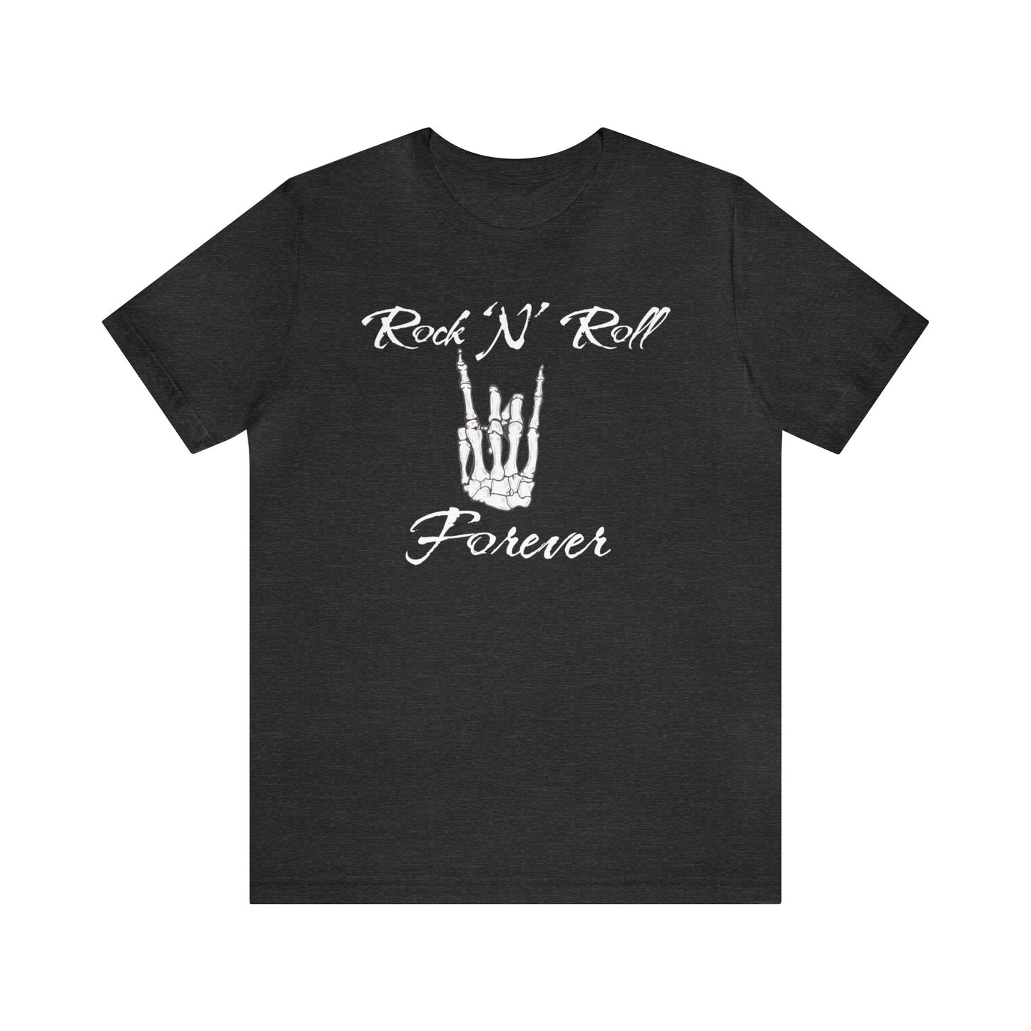 Rock 'N' Roll Forever Skeleton Hand Shirt, Halloween Shirt, Funny Halloween Rock 'N' Roll Shirt, Halloween Costume Shirt, Halloween Lover