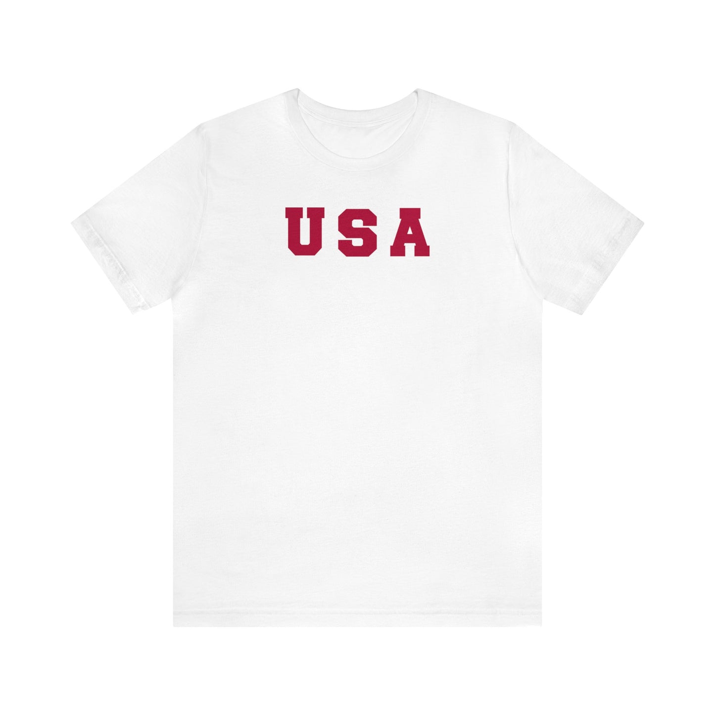 USA Red Shirt, 4th of July Shirt, Patriotic Shirt, Freedom Shirt, United States Shirt, American Flag Shirt, Red USA Letter, America Shirt