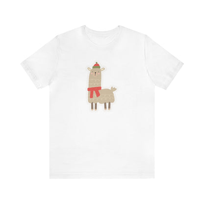 Llama Wearing a Scarf Shirt, Llama shirt, Llama Christmas Shirt, Xmas Shirt, Holiday Shirt, Merry Shirt, Festive Shirt, Merry Christmas T