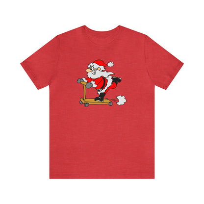 Santa Riding a Scooter Shirt, Santa Claus Shirt, Christmas Shirt, Xmas Shirt, Holiday Shirt, Merry Shirt, Festive Shirt, Merry Christmas Tee