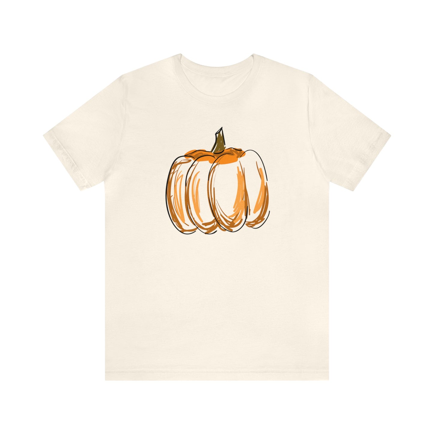 Pumpkin Drawing Shirt, Fall Pumpkin Shirt, Cute Fall Shirt, Thanksgiving Shirt, Shirt for Women, Teacher Fall Shirt, Autumn Shirt, Fall T