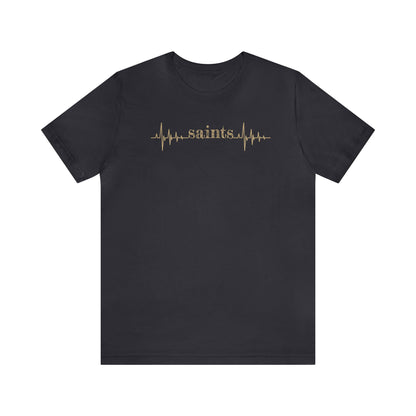 Heartbeat New Orleans Saints Shirt, Football Shirt, Heartbeat Sports Shirt, New Orleans Football, Football T, Heartbeat Shirt, Saints Shirt