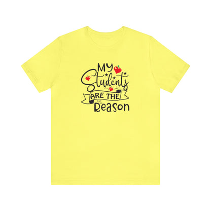 My Students Are The Reason Shirt, School Shirt, Teacher Shirts, Back to School, Teacher Gift, Elementary Teacher, Kindergarten teacher