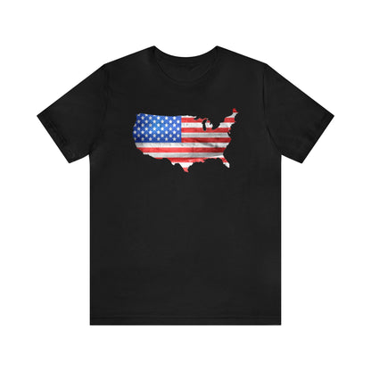 American Flag USA Shirt, Red, White and Blue, 4th of July Shirt, Patriotic Shirt, USA Shirt, Freedom Shirt, United States Country Shirt