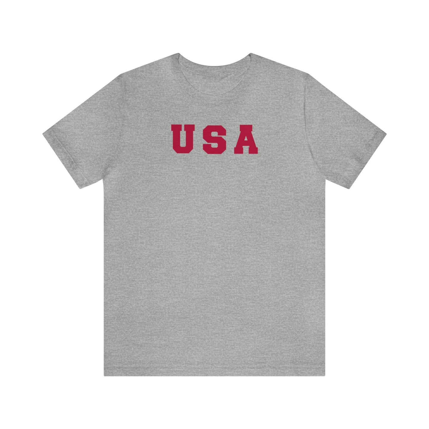 USA Red Shirt, 4th of July Shirt, Patriotic Shirt, Freedom Shirt, United States Shirt, American Flag Shirt, Red USA Letter, America Shirt