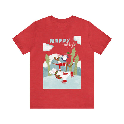 Happy Holidays Shirt, Christmas Shirt, Xmas Shirt, Holiday Shirt, Merry Shirt, Festive Shirt, Merry Christmas Tee, Christmas Gift, Holiday