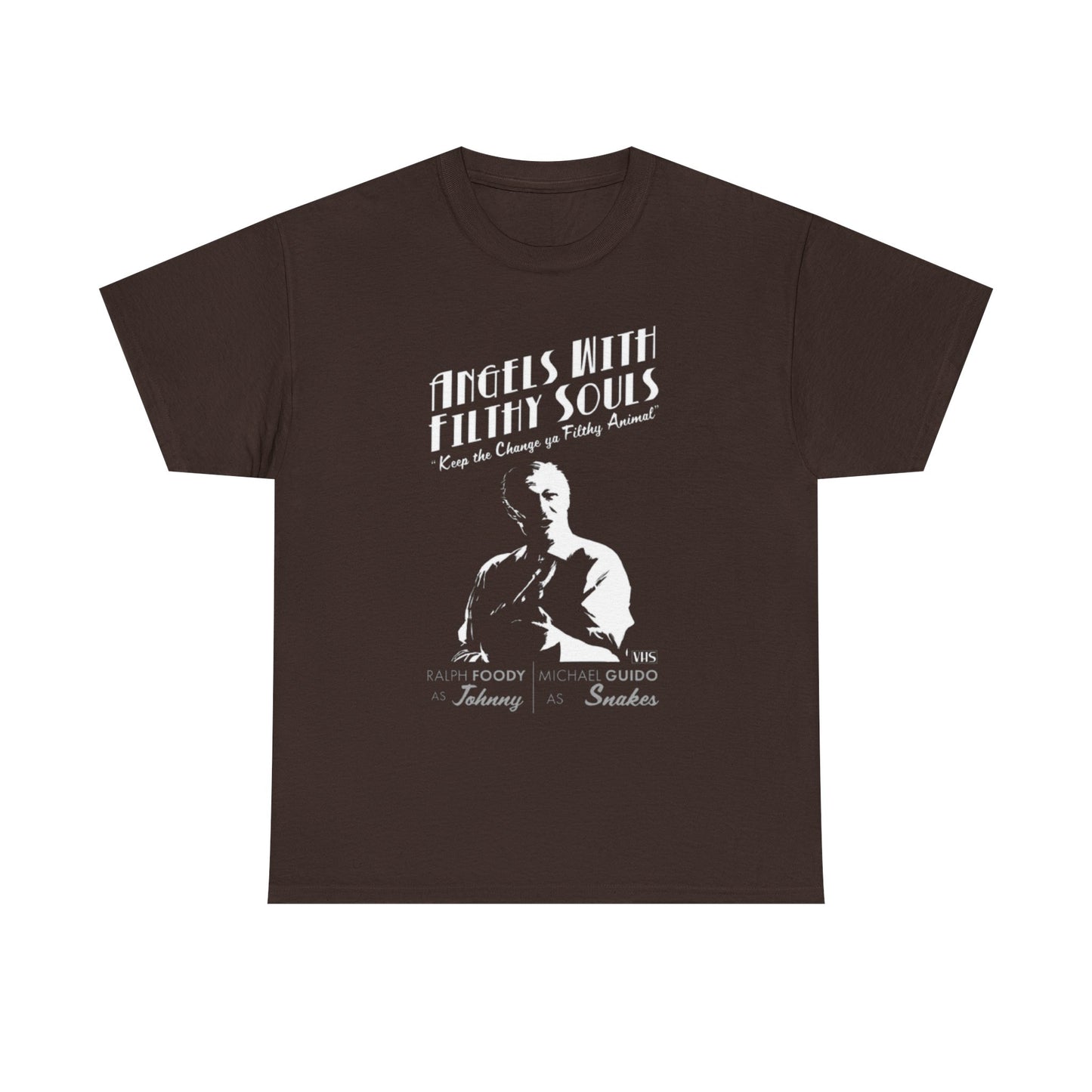 Angels With Filthy Souls Vintage Movie Tee — 'Keep on Clappin' Johnny' Graphic Shirt