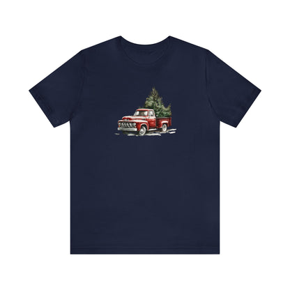 Farm Fresh Christmas Tree Truck Shirt, Vintage Christmas Truck Shirt, Packard Truck Shirt, Xmas Shirt, Holiday Shirt, Merry Shirt, Festive T