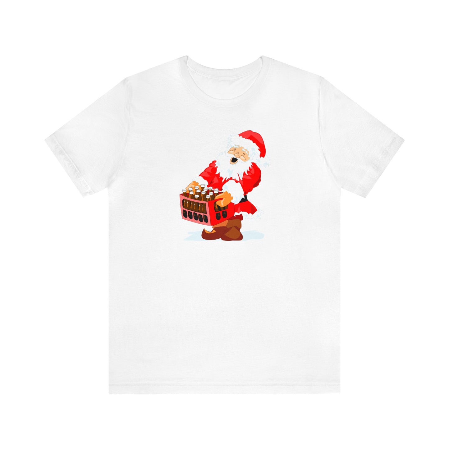 Santa Carrying Case of Wine Shirt, Santa Claus Shirt, Christmas Shirt, Xmas Shirt, Holiday Shirt, Merry Shirt, Festive Tee, Merry Christmas