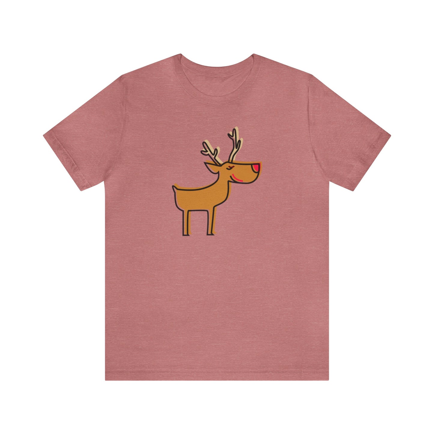 Rudolph Shirt, Reindeer shirt, Christmas Shirt, Xmas Shirt, Holiday Shirt, Merry Shirt, Festive Shirt, Merry Christmas Tee, Christmas Gift