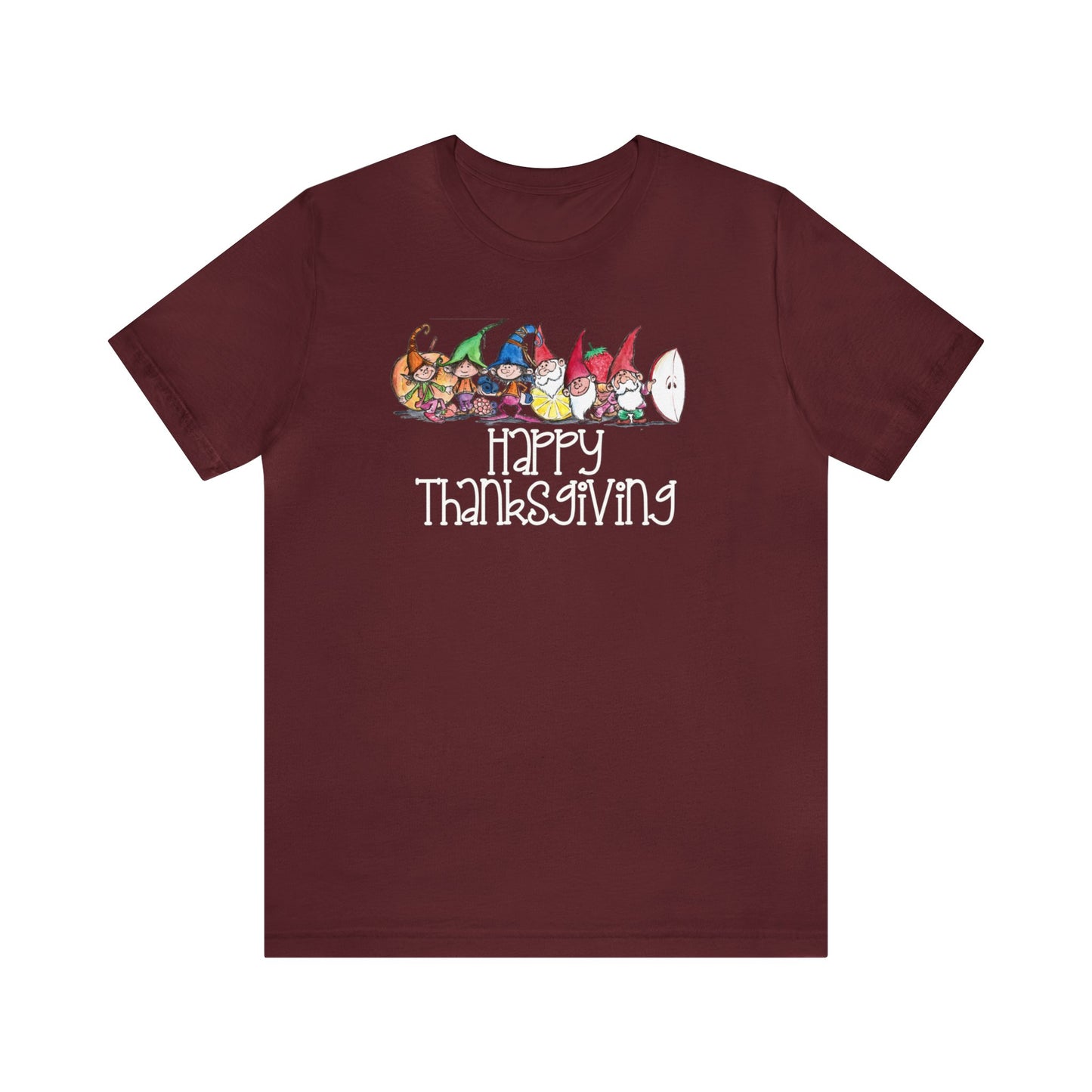 Happy Thanksgiving Gnomes, Hello Fall, Fall Shirt, Autumn Shirt, Cute Fall Shirt, Thanksgiving Shirt, Shirt for Women, Teacher Fall Shirt