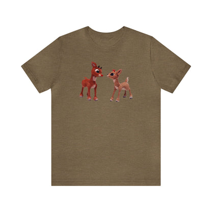 Rudolph and Clarice Shirt, Reindeer Shirt, Christmas Shirt, Xmas Shirt, Holiday Shirt, Merry Shirt, Festive Shirt, Merry Christmas Tee