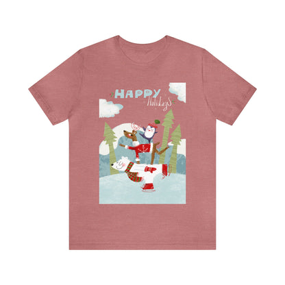 Happy Holidays Shirt, Christmas Shirt, Xmas Shirt, Holiday Shirt, Merry Shirt, Festive Shirt, Merry Christmas Tee, Christmas Gift, Holiday