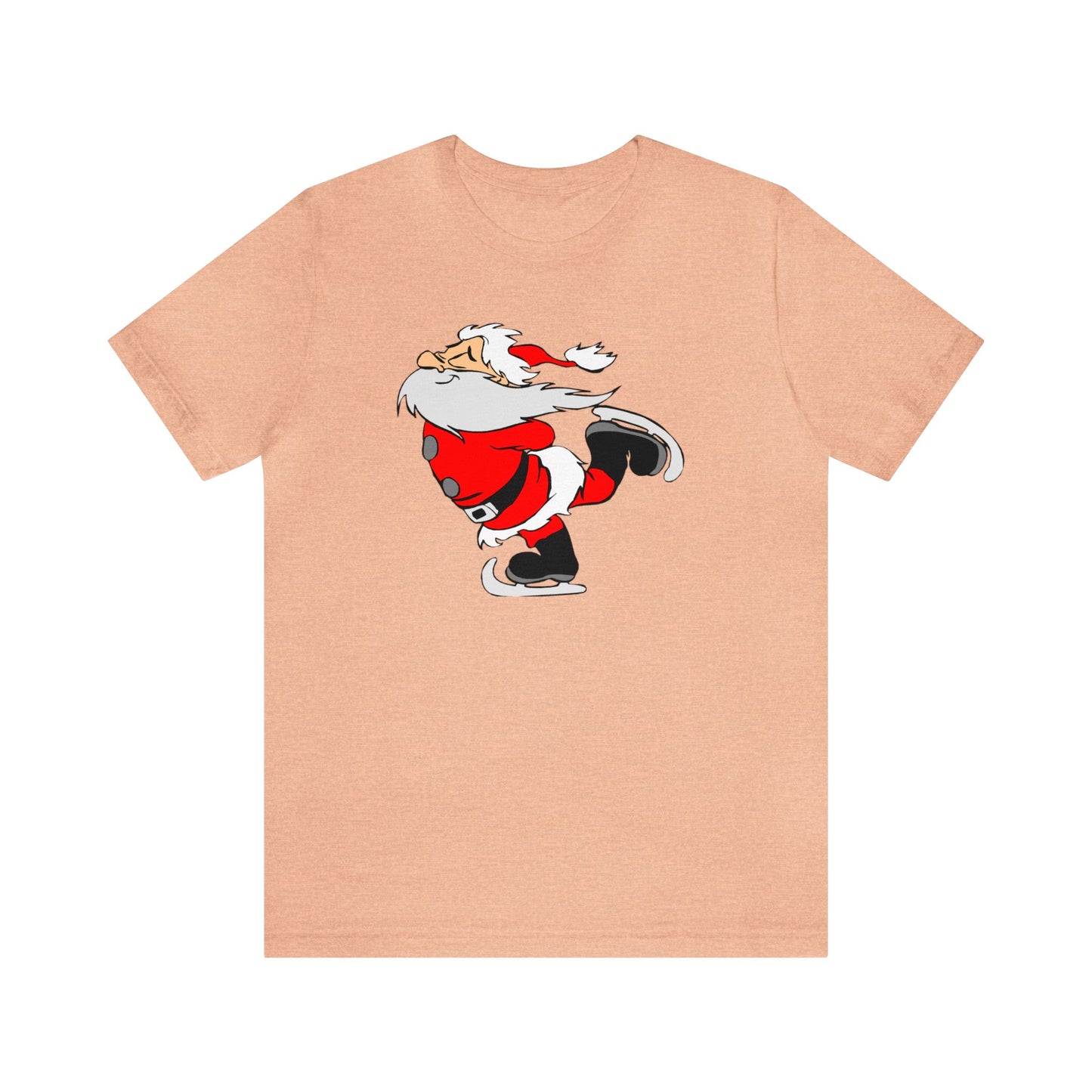 Ice Skating Santa Shirt, Santa Claus Shirt, Christmas Shirt, Xmas Shirt, Holiday Shirt, Merry Shirt, Festive Shirt, Merry Christmas Tee