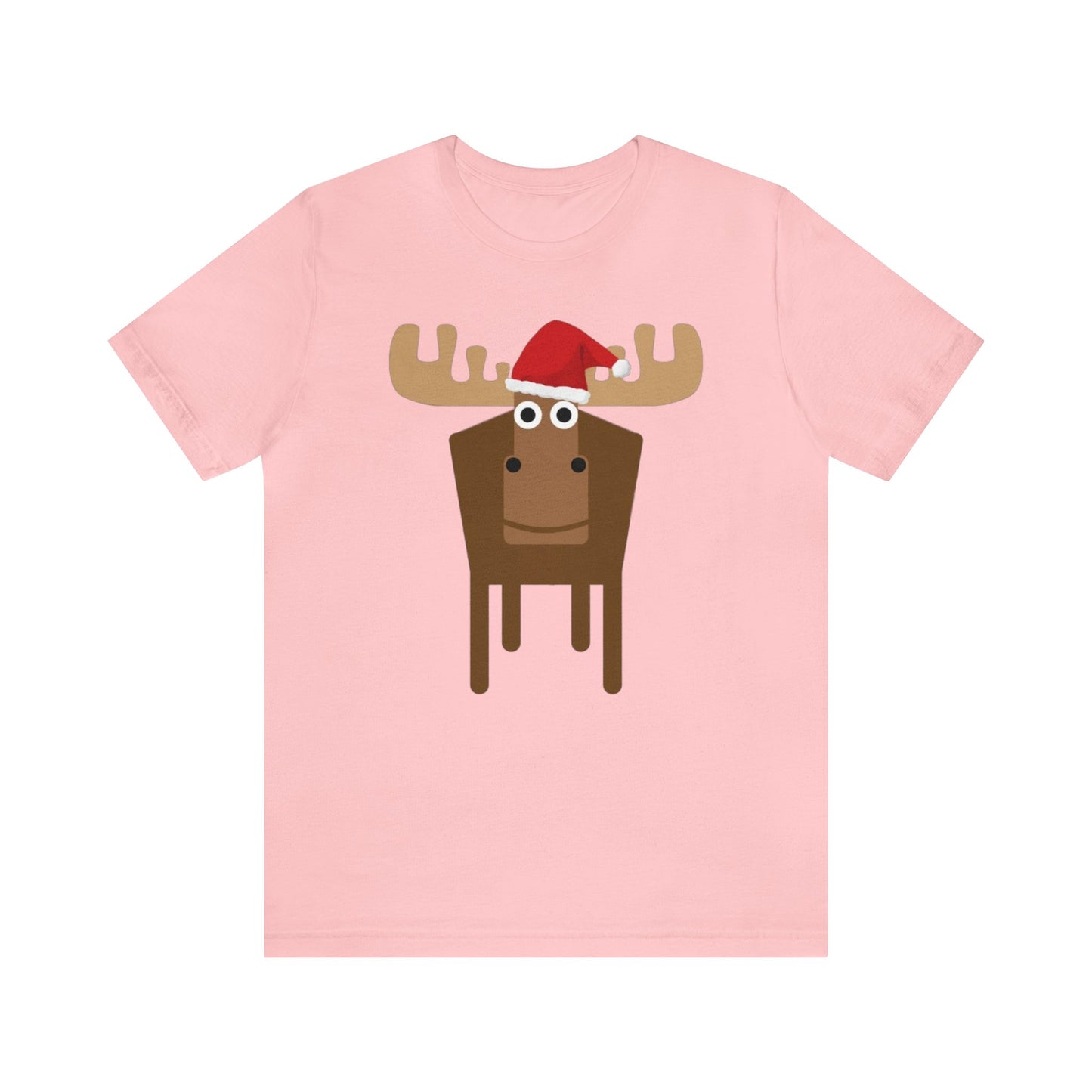 Christmas Moose, Santa Hat Moose, Santa Moose, Moose Shirt, Holiday, Xmas, Funny Christmas, Funny Gift, Mens Xmas, Womens Xmas, Sweatshirt