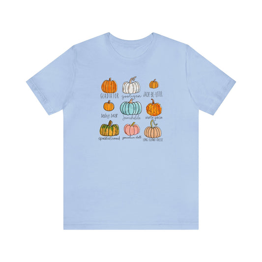 Pumpkin Variety Shirt, Fall Pumpkin Shirt, Cute Fall Shirt, Thanksgiving Shirt, Shirt For Women, Teacher Fall Shirt, Autumn Shirt, Fall Tee