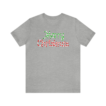 Candy Cane Merry Christmas Shirt, Christmas Shirt, Xmas Shirt, Holiday Shirt, Merry Shirt, Festive Shirt, Merry Christmas T, Christmas Gift