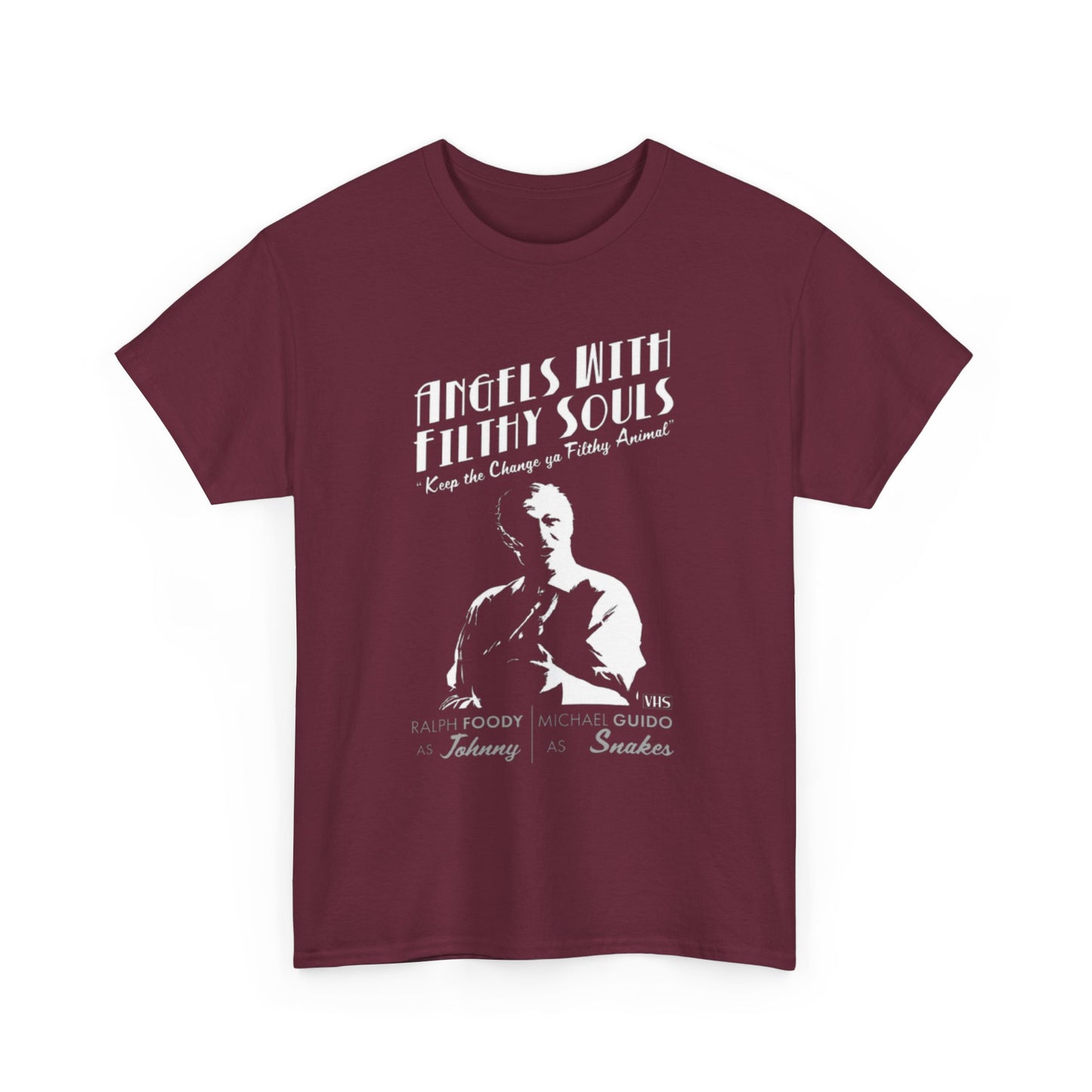 Angels With Filthy Souls Vintage Movie Tee — 'Keep on Clappin' Johnny' Graphic Shirt
