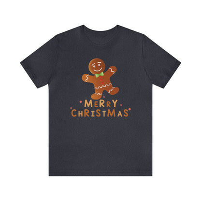 Merry Christmas Ginger Bread Man Shirt, Christmas Shirt, Xmas Shirt, Holiday Shirt, Merry Shirt, Festive Shirt, Ginger Bread Man Shirt