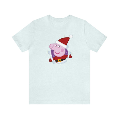 Peppa Santa Shirt, Christmas Peppa Pig Shirt, Christmas Shirt, Xmas Shirt, Holiday Shirt, Merry Shirt, Festive Shirt, Merry Christmas Shirt