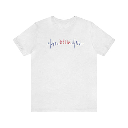 Heartbeat Buffalo Bills Shirt, Football Shirt, Heartbeat Sports Shirt, Buffalo Football, Football Tee, Heartbeat Shirt, Bills Shirt, Bills