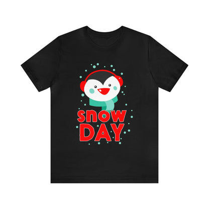 Snow Day Shirt, Penguin Shirt, No School Shirt, Christmas Shirt, Holiday Shirt, Merry Shirt, Festive Shirt, Christmas Gift, Winter Tee