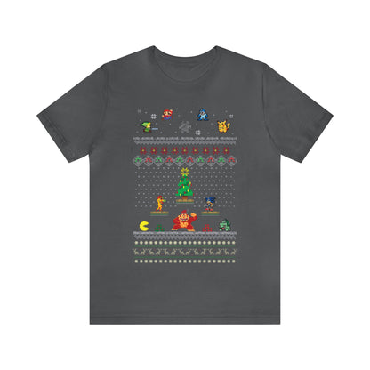 NES Video Game Characters Ugly Christmas Sweater, Video Game Shirt, Gamer Shirt, 8-Bit, Holiday, Funny Christmas, Funny Gift, Mario Shirt