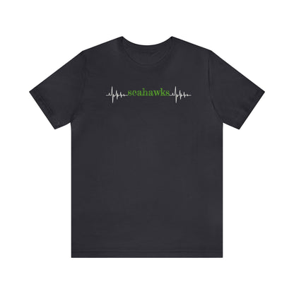 Heartbeat Seattle Seahawks Shirt, Football Shirt, Heartbeat Sports Shirt, Seattle Football, Football Tee, Heartbeat Shirt, Seahawks Shirt