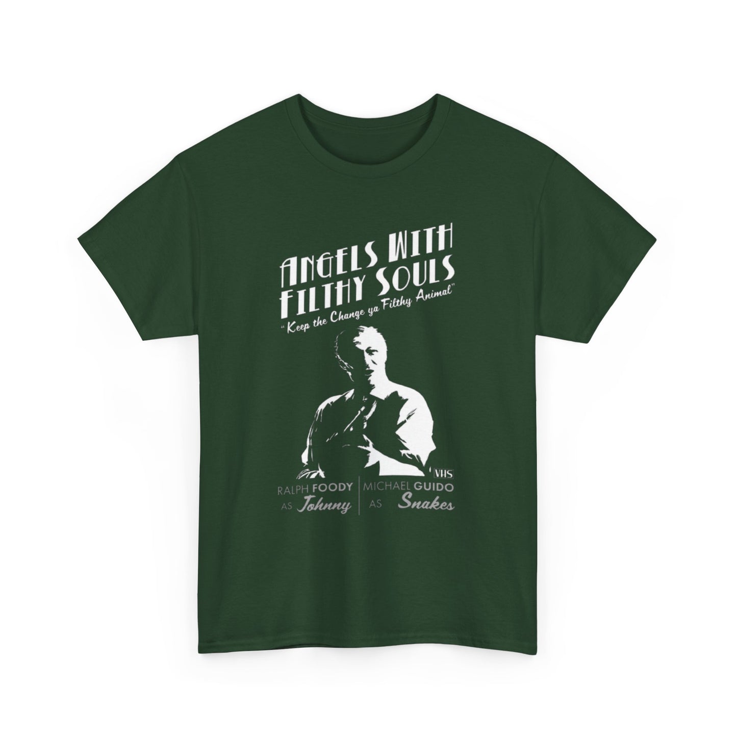 Angels With Filthy Souls Vintage Movie Tee — 'Keep on Clappin' Johnny' Graphic Shirt